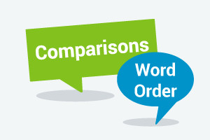 Grammatica inglese - Confronti e ordine delle parole (livello intermedio)