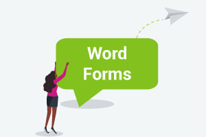 Lingua inglese - Word Forms (livello intermedio superiore)