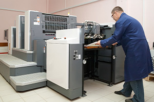 Addetto alla stampa: padronanza delle tecniche di produzione di stampa