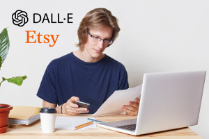 Crie e venda produtos digitais Etsy com o DALLE3 do ChatGPT