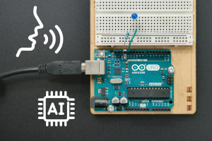 Control de voz Arduino con IA y procesamiento