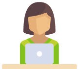Complete Woman with laptop